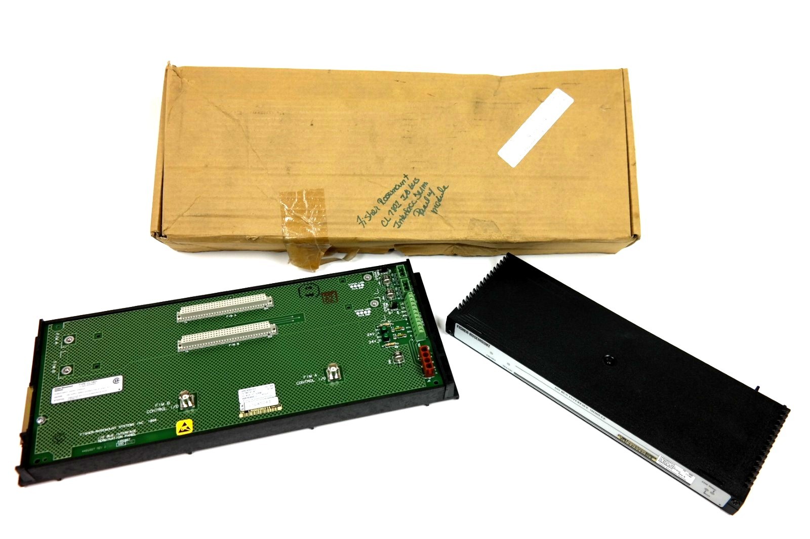 Used FISHER-ROSEMOUNT CL7801X1-B1 I/O BUS I/F 44B2858X012 W/ CL7801X1-DA1 MODULE