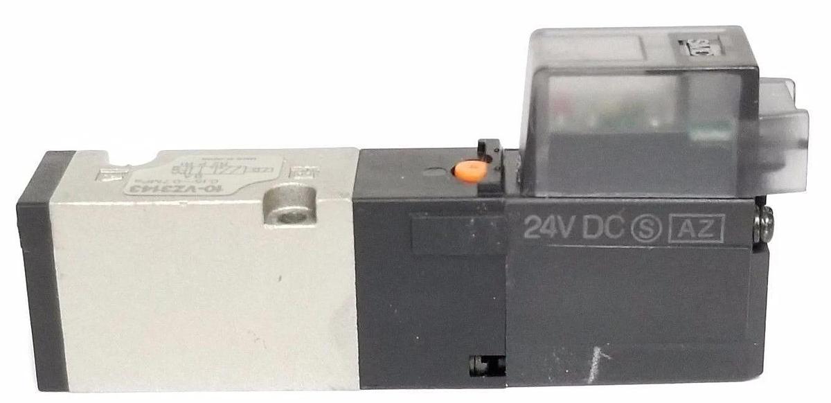 Used SMC 10-VZ3143 SOLENOID VALVE 10VZ3143, 24VDC