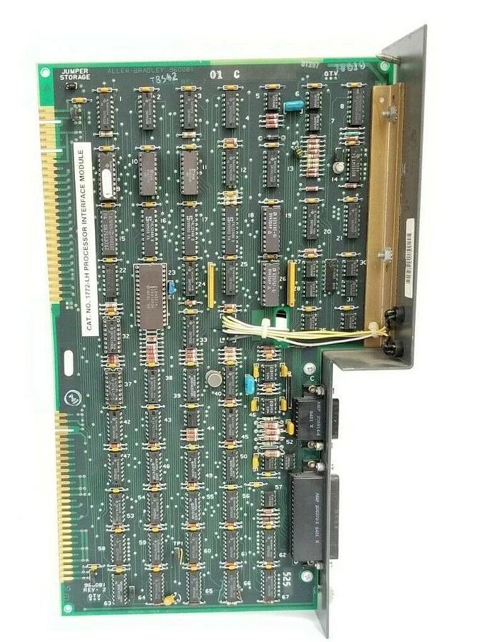 Used ALLEN BRADLEY 1772-LH PROCESSOR INTERFACE MODULE REV. 2 960081 965176-01 1772LH