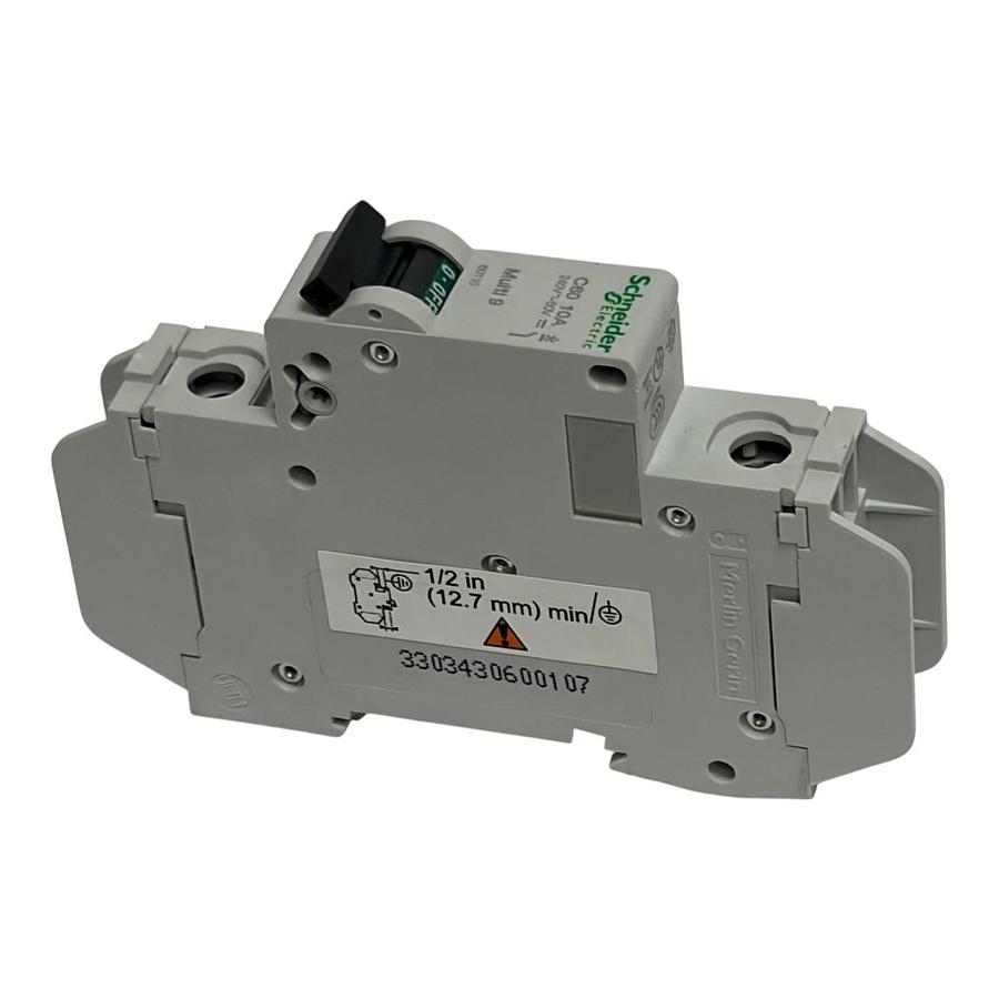 Schneider Electric Multi 9 C60 10A Circuit Breaker 60110 1 Pole 240V 60V New