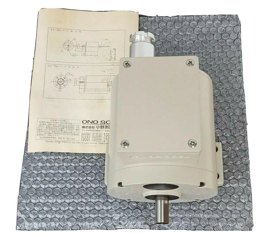 Used NEW ONO SOKKI RP-112D-T1 ROTARY ENCODER RP112D, DC 12V W/ MANUAL