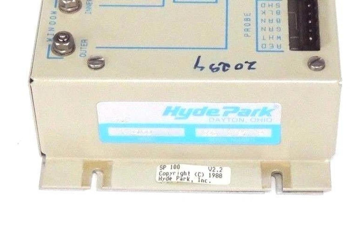 Used HYDE PARK SP-100 SUPERPROX SENSING SYSTEM REV. D SP100