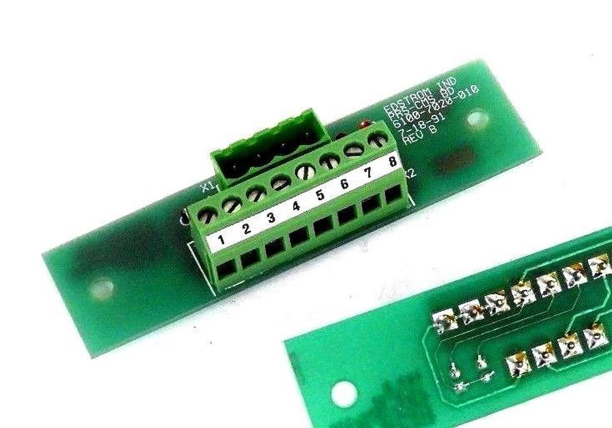 LOT OF 2 NEW EDSTROM IND. PRS-CMS BD TERMINAL MODULE BOARDS 6100-7020-010