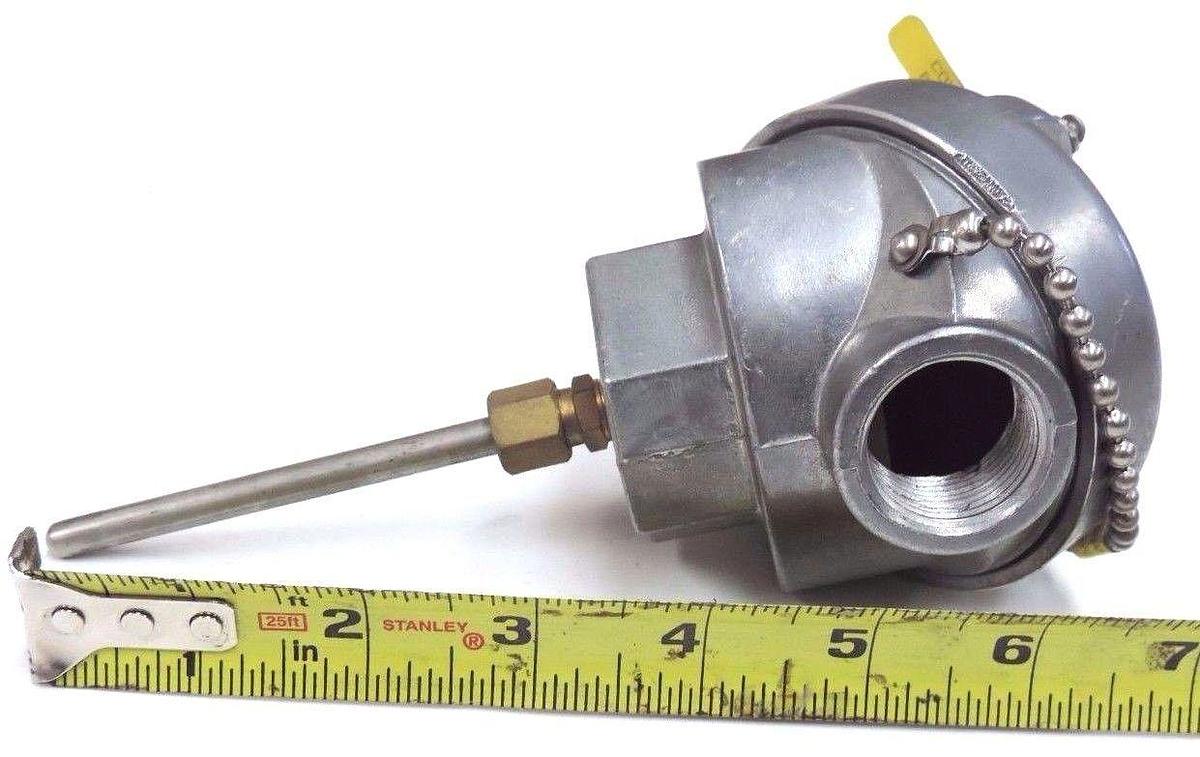 Used CONSOLIDATED CONTROLS J48G-003-15A, 8AB-22CF31-Q1 THERMOCOUPLE 3" PROBE