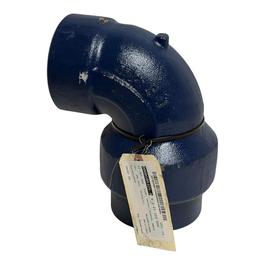 Used FMC Tech 3134541 90 Degree Industrial Swivel Joint Blue Casting New Surplus