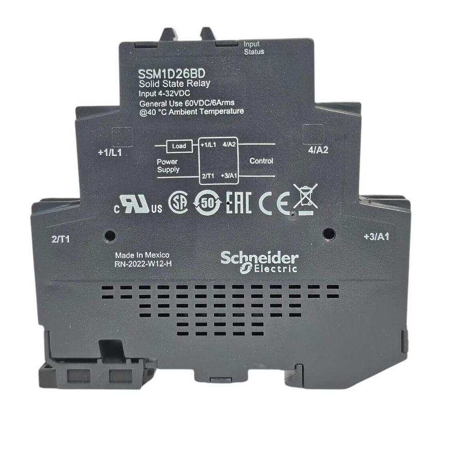 Used NIB SCHNEIDER ELECTRIC SSM1D26BD SOLID STATE RELAY