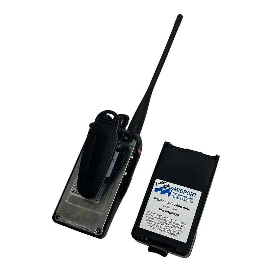 Used Kenwood TK-3360-K Radio KSC-25LS Charger KMC-45D Mic Midport MKNB26 Set 3