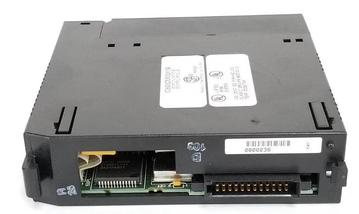 Used GE FANUC IC693CMM311G COMMUNICATIONS CONTROL MODULE (MISSING COVER)