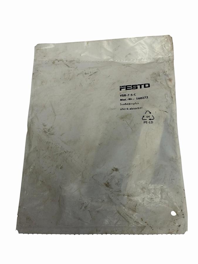 Used NEW FESTO YSR-7-5-C SHOCK ABSORBER MAT. NR. 106272 5MM STROKE