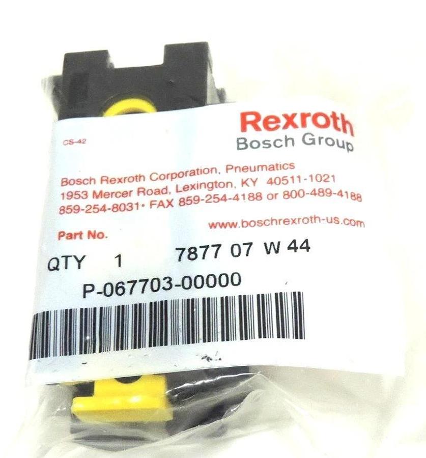 Used NEW BOSCH REXROTH P-067703-00000 VALVE BODY MANIFOLD 7877 07 W 44