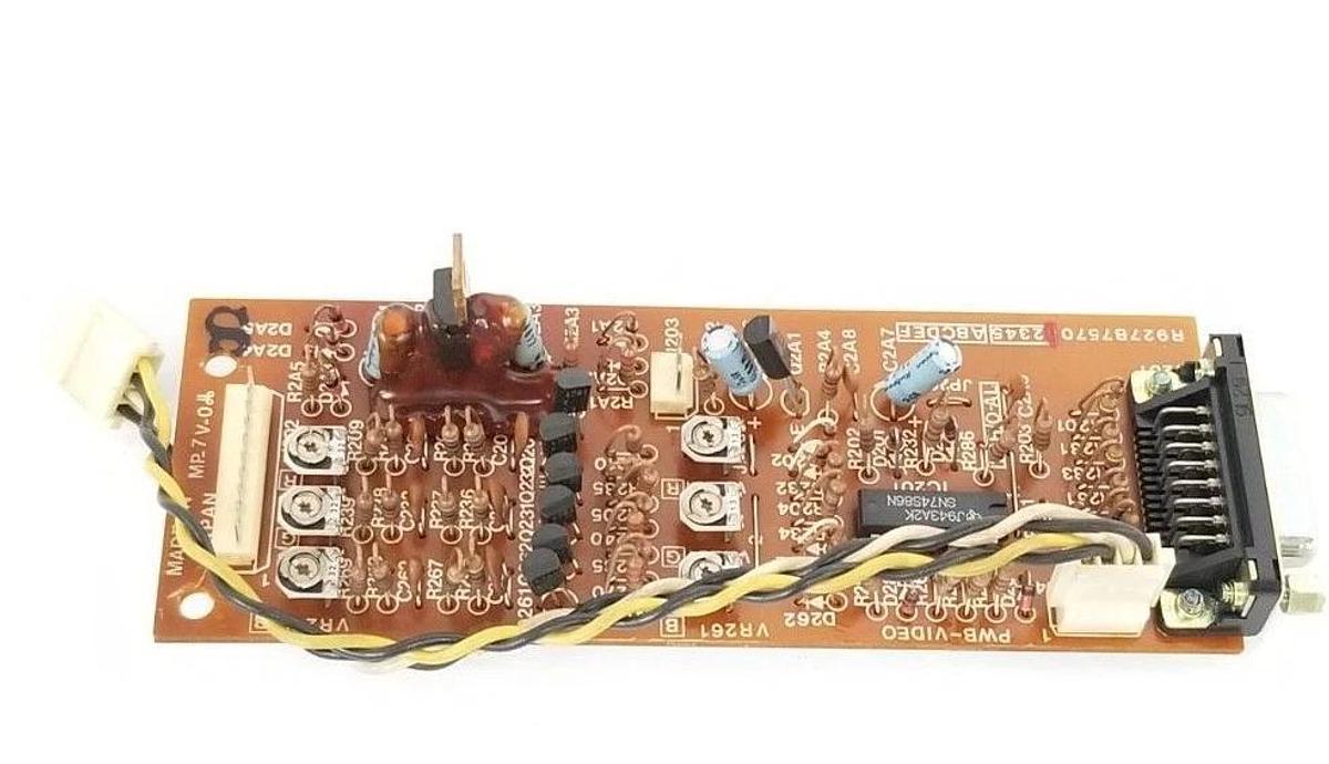 Used MITSUBISHI R927B7570 PWB-VIDEO CIRCUIT BOARD R241B369A1