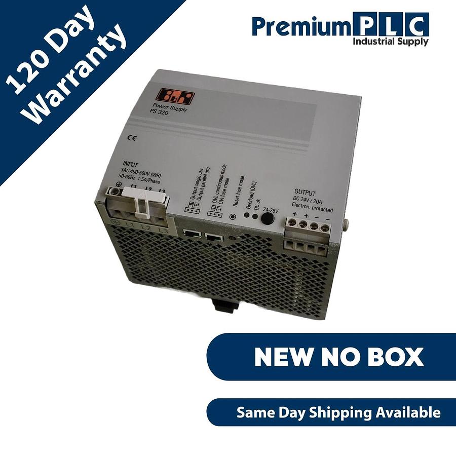 NEW B&R 0PS320.1 / OPS320.1 REV. C0 ACOPOS POWER SUPPLY 24VDC, 3-PHASE, 20A