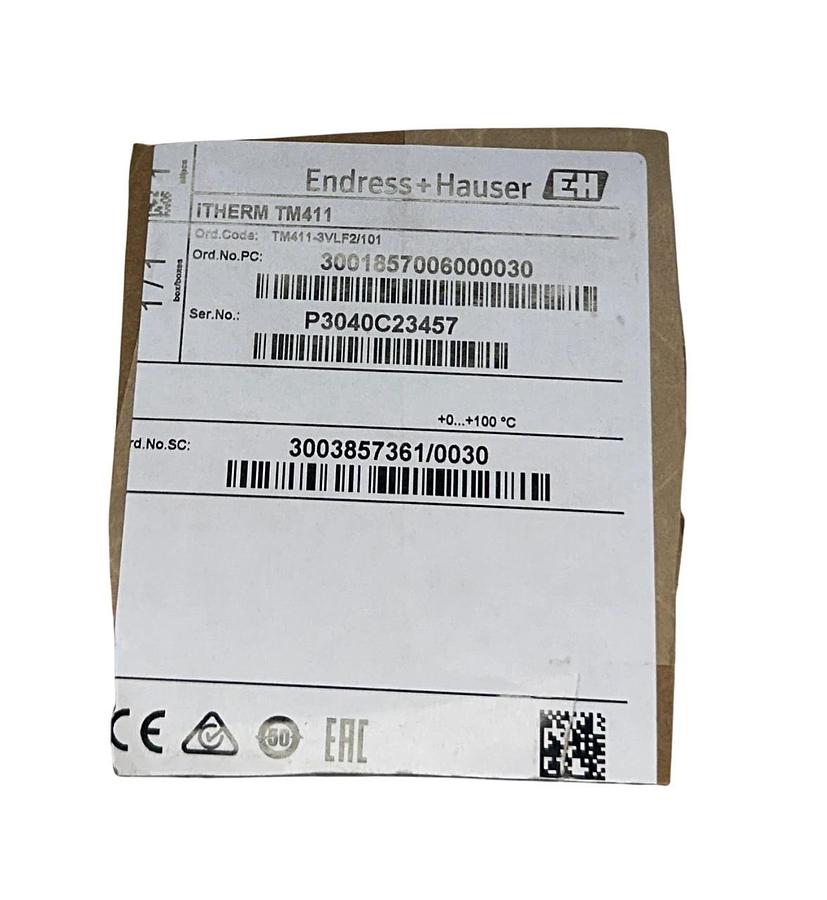 ENDRESS+HAUSER TM411-3VLF2/101 / TM411-AA2AC1 iTHERM TM411 THERMOMETER NSNP