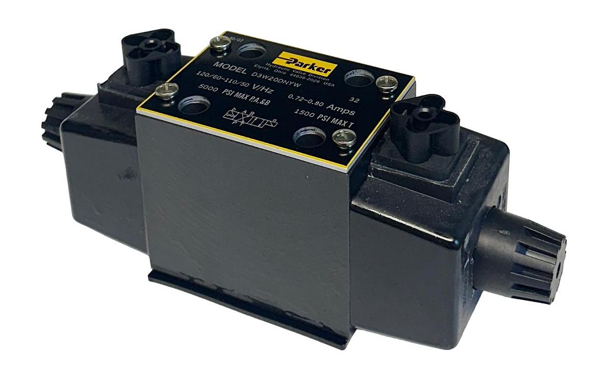 Used NEW PARKER D3W20DNYW-32 / D3W20DNYW HYDRAULIC CONTROL VALVE D3W 4-WAY NSMP
