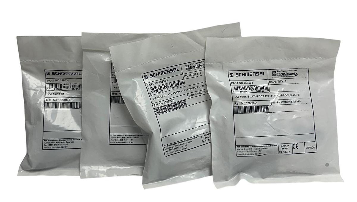 4 SCHMERSAL AZ 15/16 B1 / 196333 / 1083036 ACTUATORS FOR KEY SWITCHES NSFS
