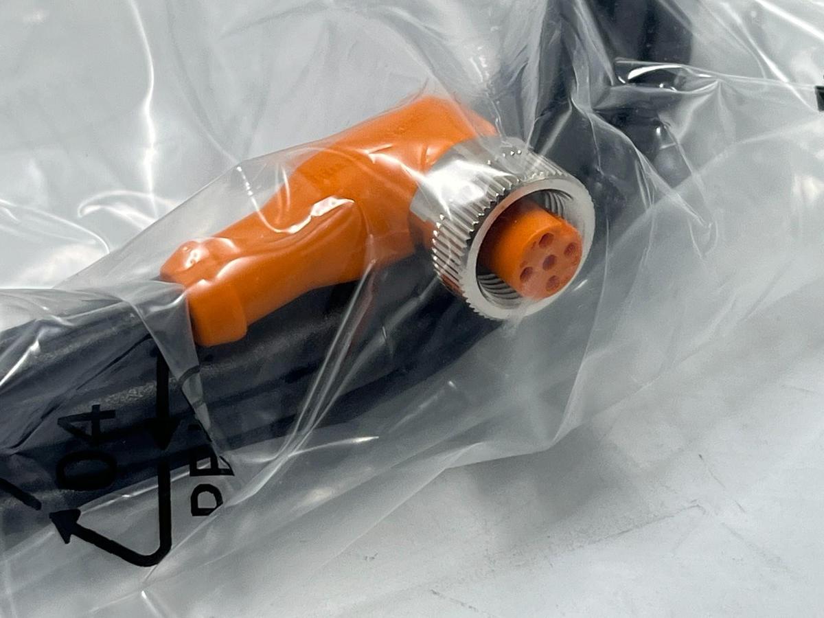 Used LOT OF 3 IFM Electronic EVC005 Sensor Cable Cordset M12 Male Straight 4-Pin 2m