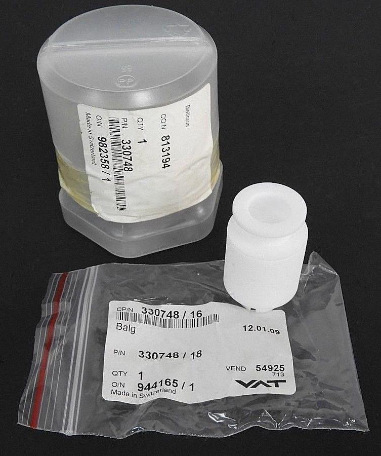 Used NEW VAT 330748 / 16 WEDGE VALVE P/N: 330748 / 18, O/N: 944165 / 1