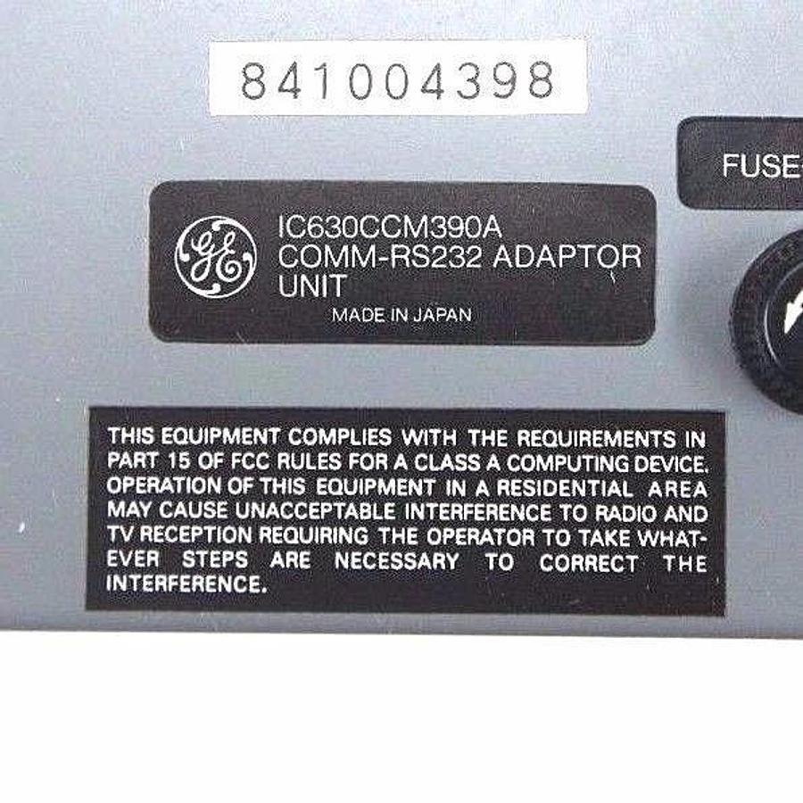 Used NIB GE FANUC IC630CCM390A CONVERTER ADAPTOR UNIT CCMM-RS232