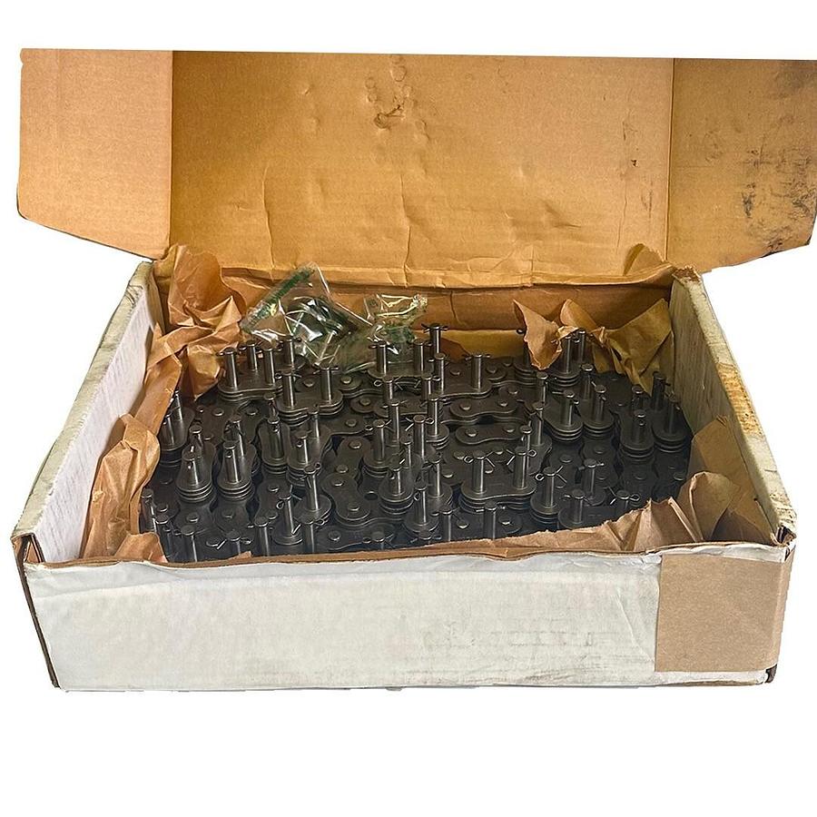 Used NEW TSUBAKI 8080-2CL4L144P 80 RIV C/W 80-2CL EVERY 4TH PITCH 144P CHAIN 1 STRAND