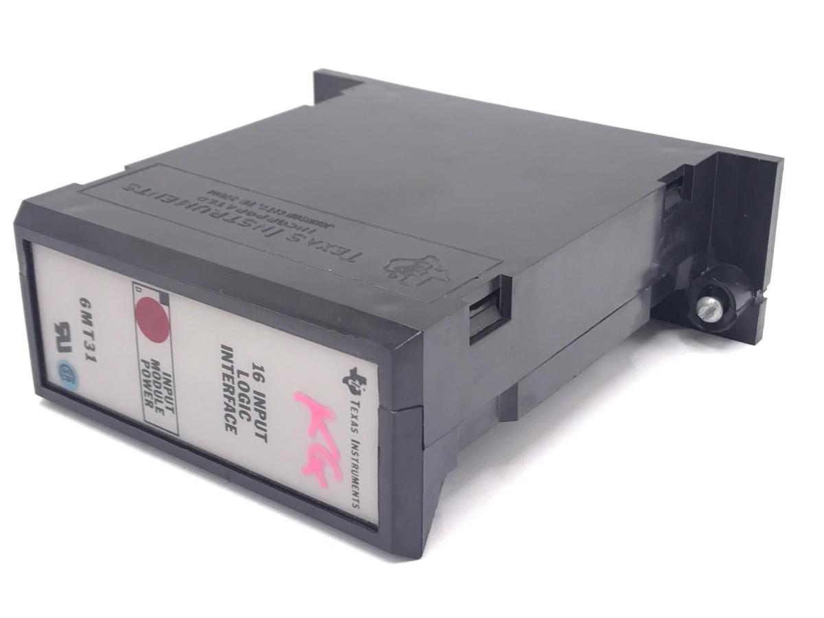 Used TEXAS INSRUMENTS 6MT31 INPUT MODULE 16POINT LOGIC INTERFACE