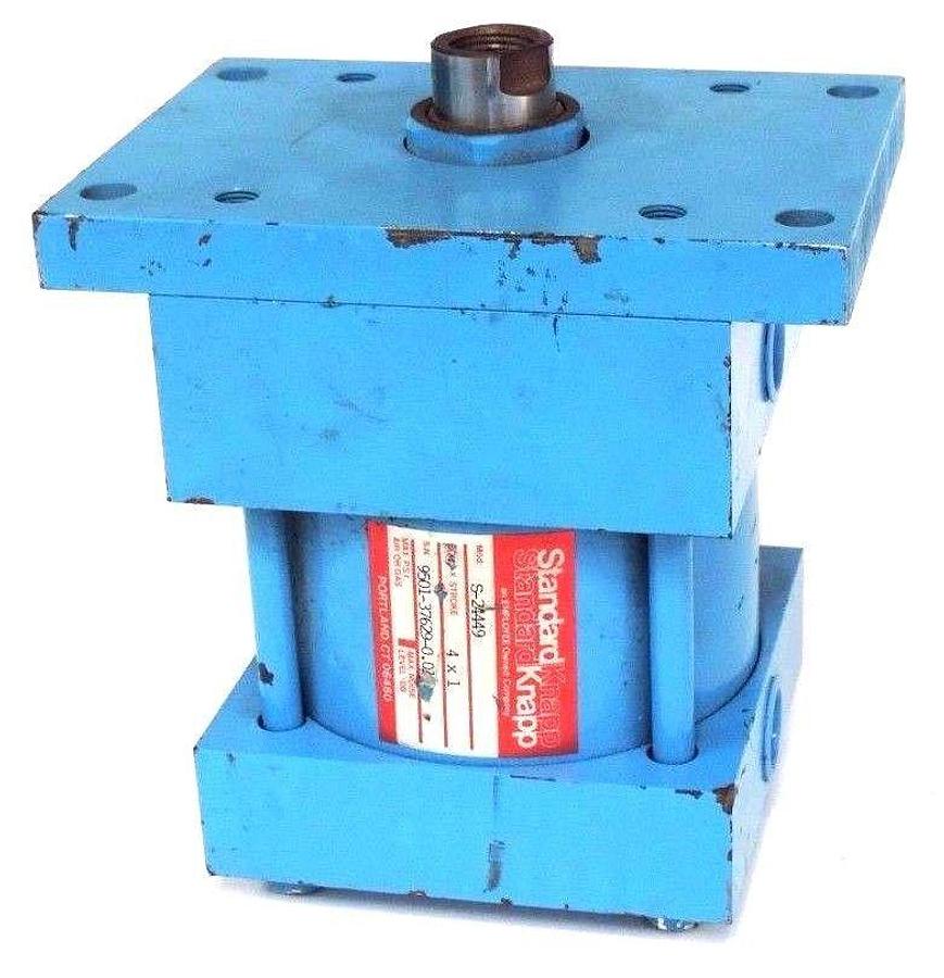 Used STANDARD KNAPP S-24449 CYLINDER 4" BORE 1" STROKE S24449