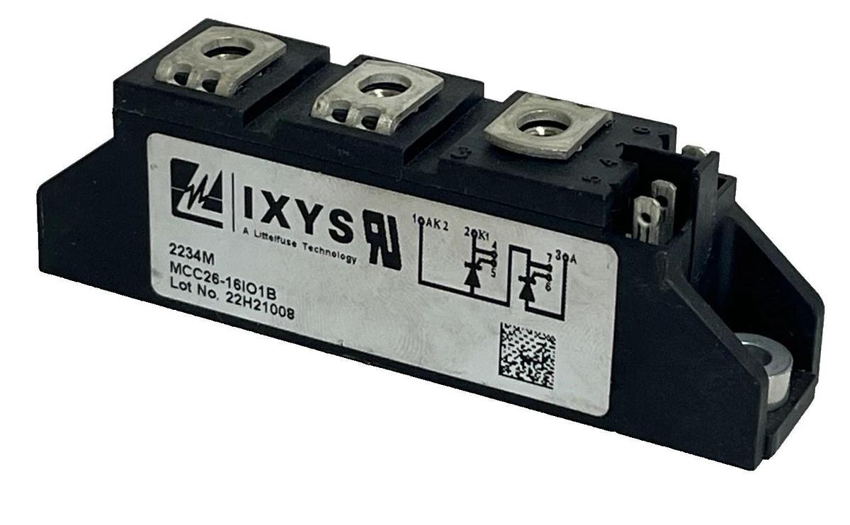 Used Lot of 6 IXYS MCC26-16IO1B Thyristor Module 1600V 32A SCR/Diode Power Module