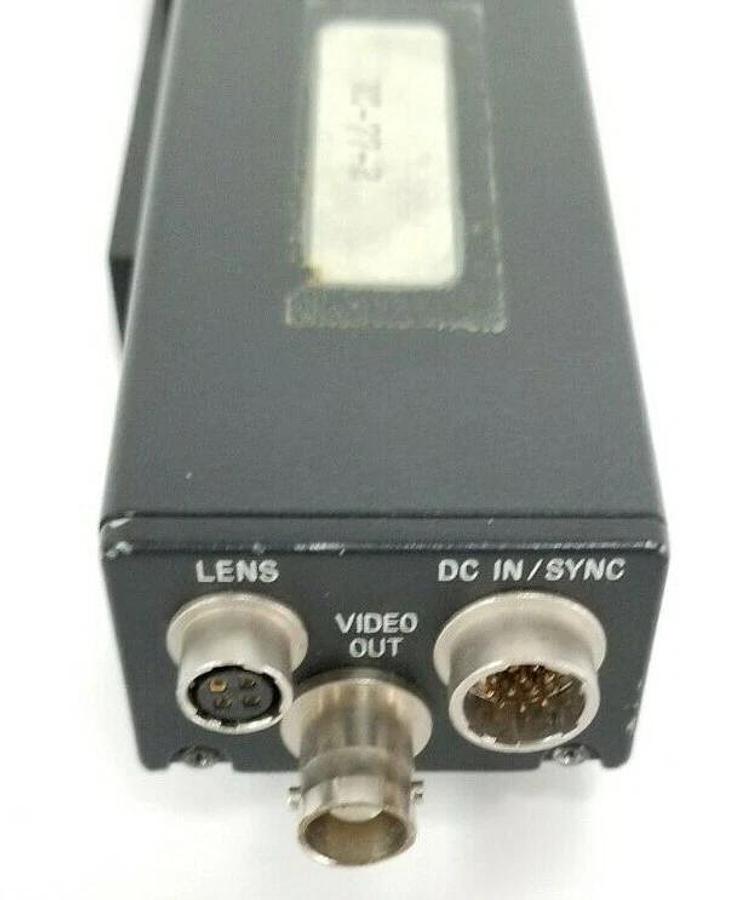 Used SONY XC-77-2 CCD CAMERA ASSEMBLY W/ 3'' IN. LENS & MOUNTING BRACKET XC772