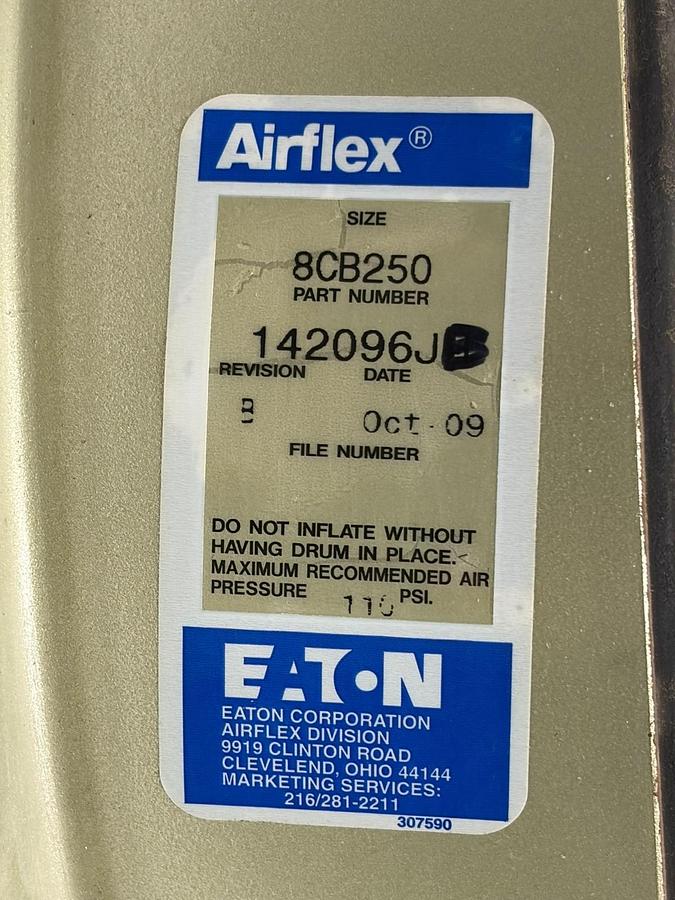 Used Eaton Airflex 8CB250 142096JG Constricting Clutch Brake Element New Surplus