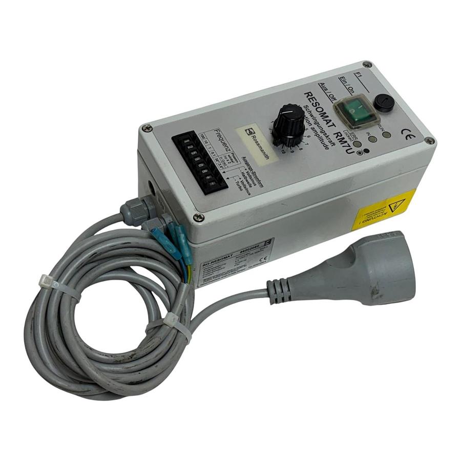 Used Rossmanith RO-RESOMAT RM7U-Labor Vibration Controller 86002060