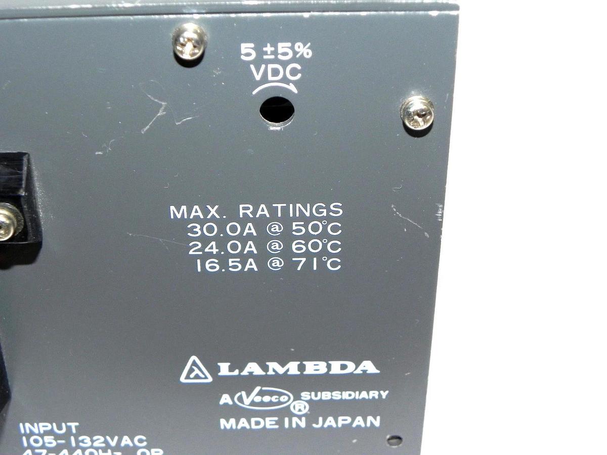 Used LAMBDA LJS-12-5-OV POWER SUPPLY LJS125OV