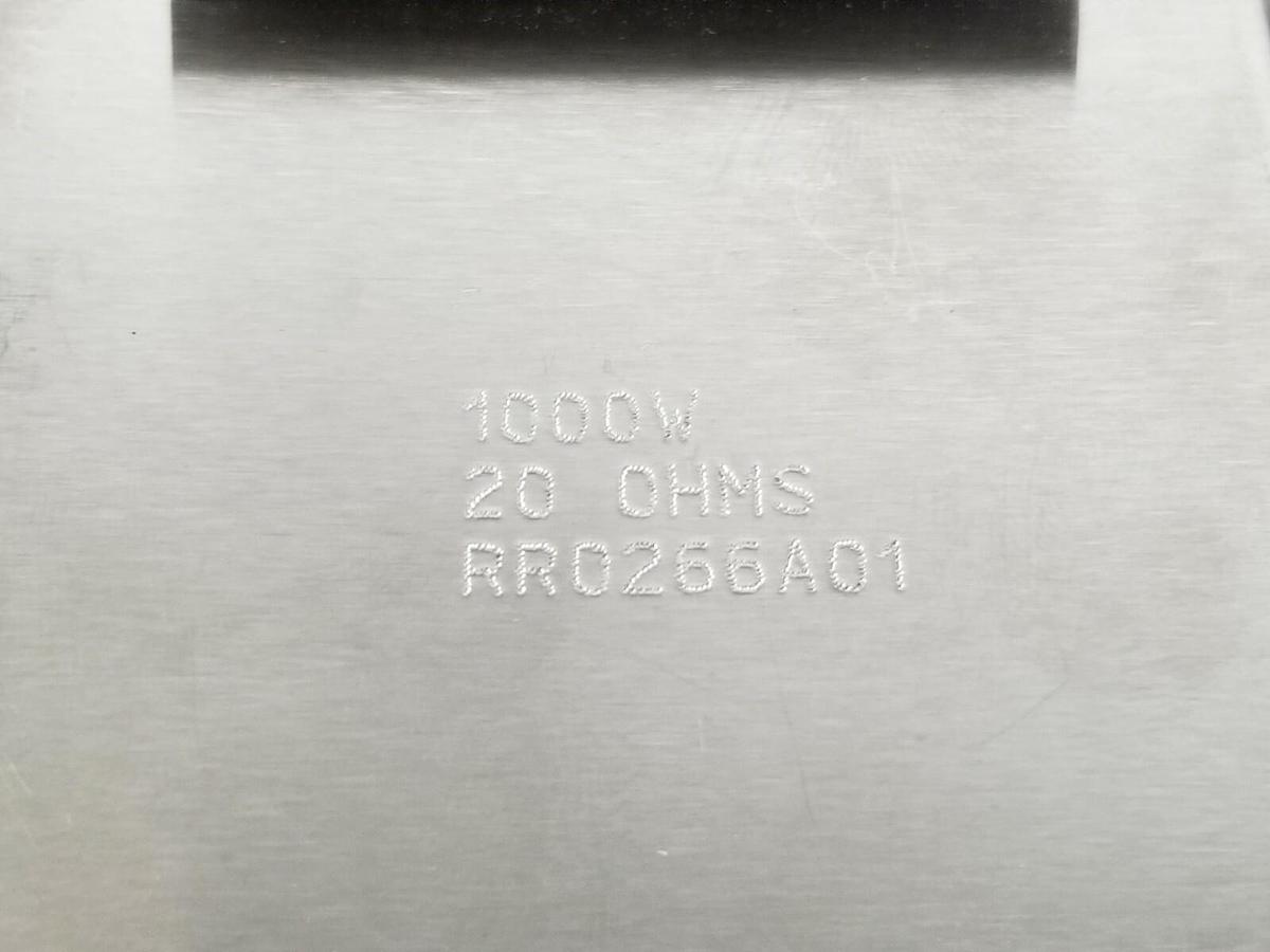 Used BALDOR / PACROD RR0266A01 BREAK RESISTOR ASSEMBLY 20 OHMS 1000W PL05J044 480V