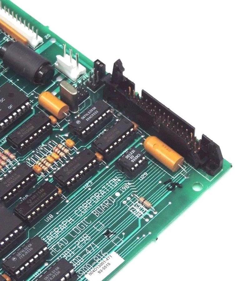 Used DIAGRAPH CORPORATION 1900-471 HEAD LOGIC BOARD, 004D13001-471, 93-5515, 1900471
