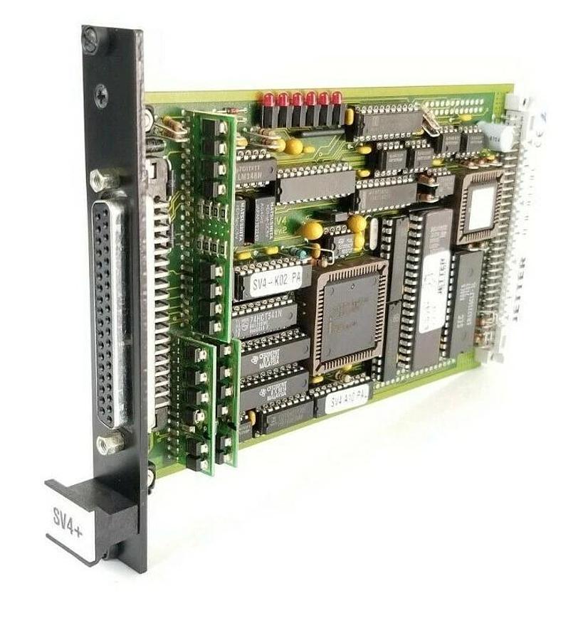 Used JETTER SV4-10A2 REV. 2 CONTROL CARD E-SV4+ V2.34 SV4-K02 SV4-A10 SV4 SV4-2