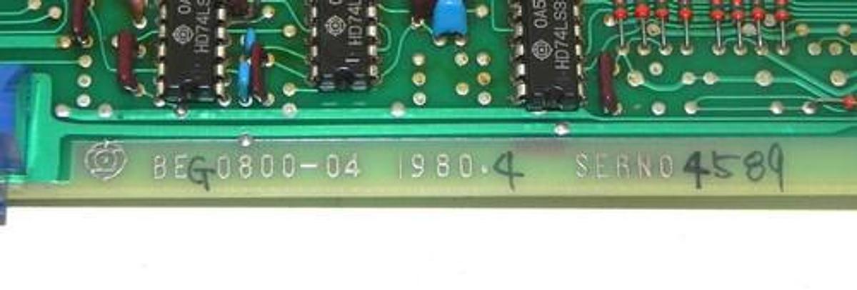 Used HITACHI A87L-0001-0015/03E BUBBLE MEMORY BOARD BMU 64-1 A87L-0001-0015