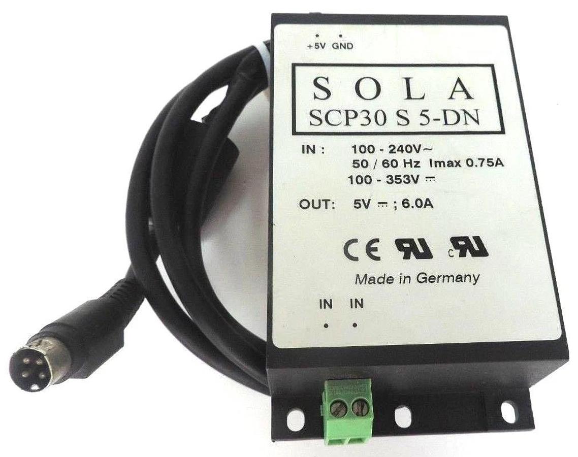 Used SOLA SCP30 S 5-DN POWER SUPPLY SCP30-S-5-DN