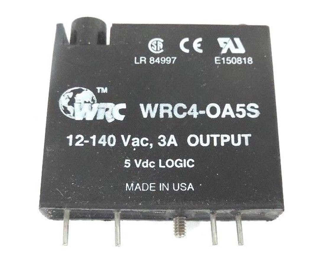 Used WRC WRC4-OA5S LOGIC MODULE 3AMP 12-140VAC 5VDC LOGIC OUTPUT WRC4OA5S
