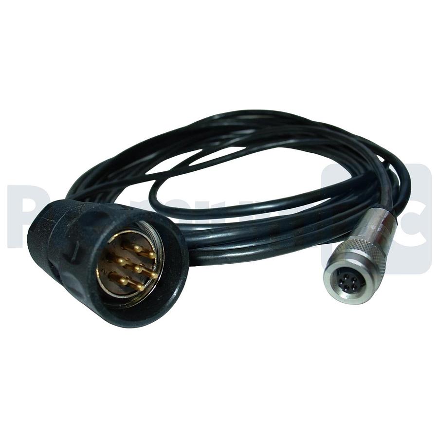 Used HEIDENHAIN 319023-04 Encoder Adapter Cable M23 7-Pin, M9 5-Pin, Length 4m NSFS