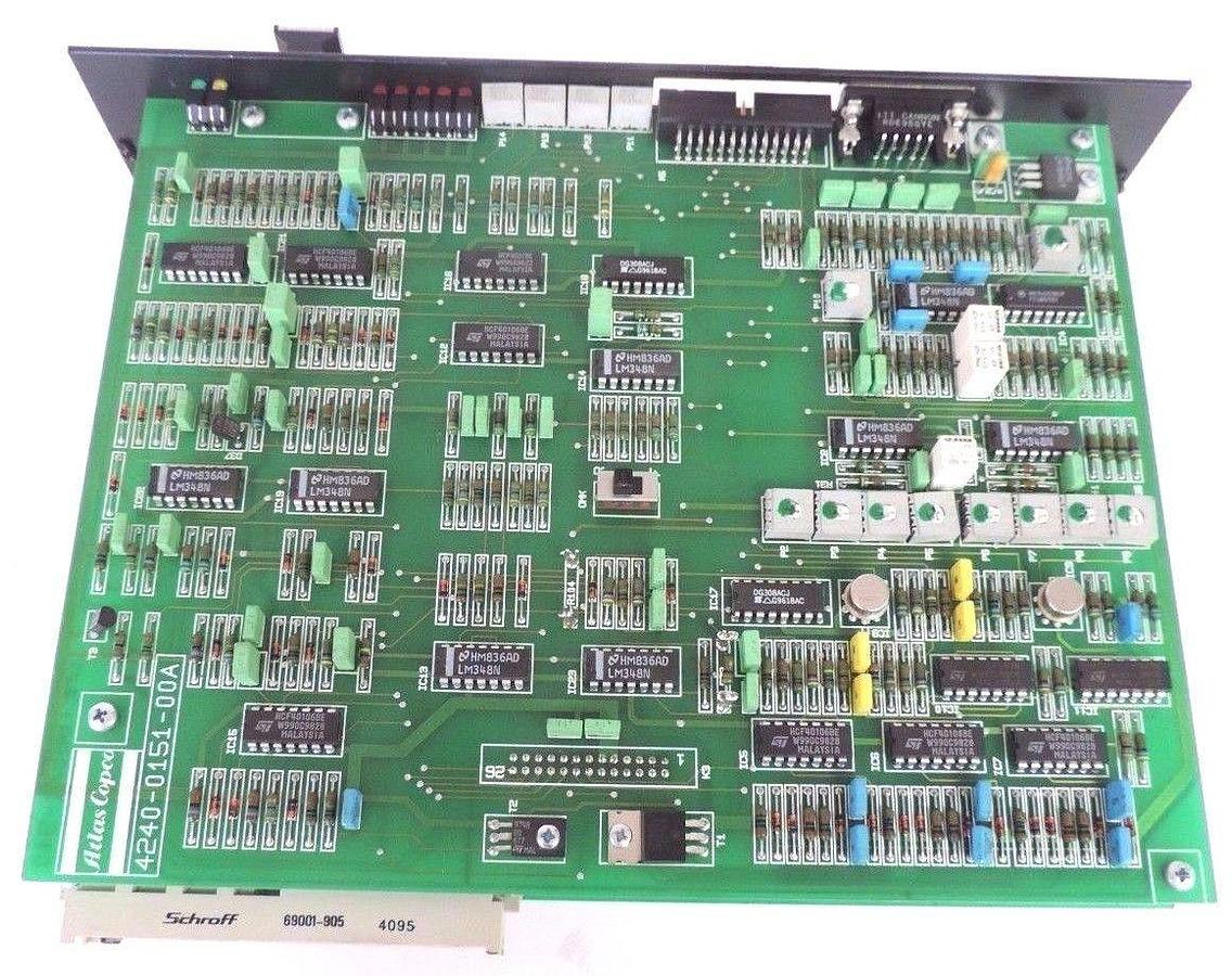 Used ATLAS COPCO 4240 0151-00 SERVO CONTROLLER TECH MOTIVE TOOL 4240015100-0001