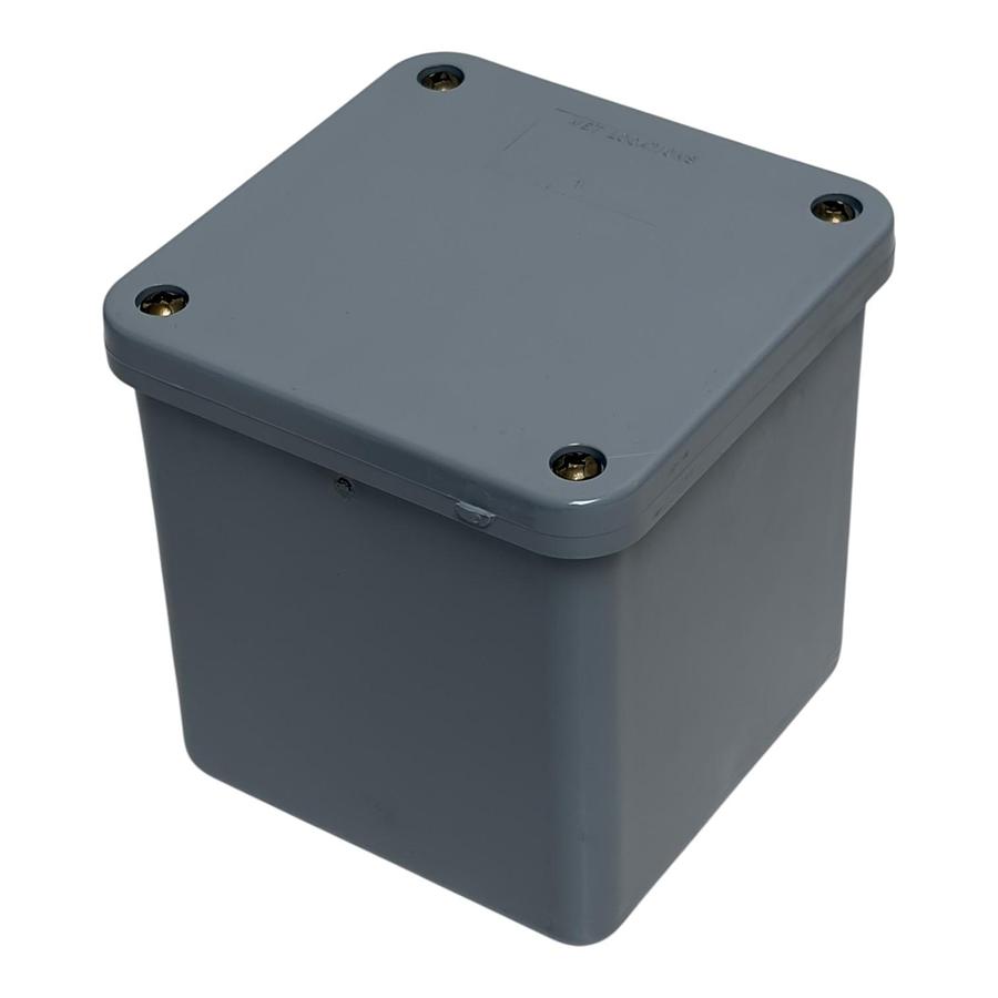 Used Scepter JB444 PVC Junction Box 4x4x4 Gasket NEMA 4X Enclosure 077696 New Box