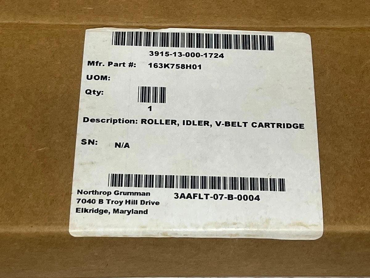 Used Conveyor V-Belt Cartridge Idler Roller 163K758H01 3915-13-000-1724 NEW SURPLUS