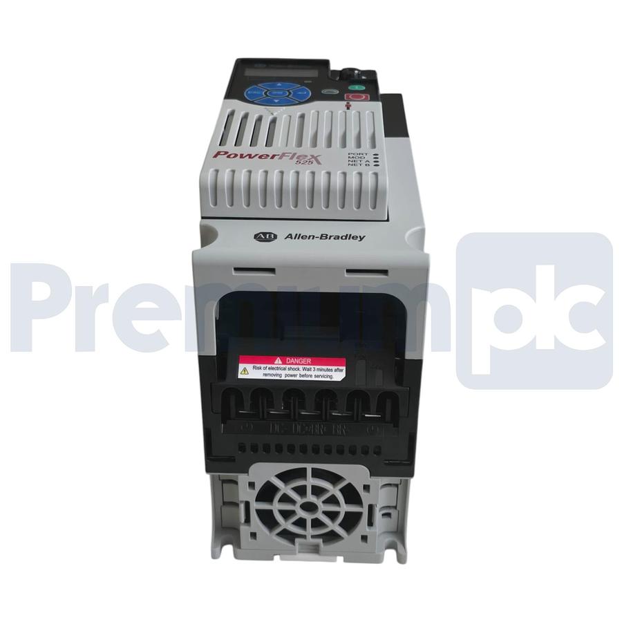 Used Surplus Allen Bradley 25B-D010N104 /A PowerFlex 525 AC VFD Drive 3Ph 480V 5HP