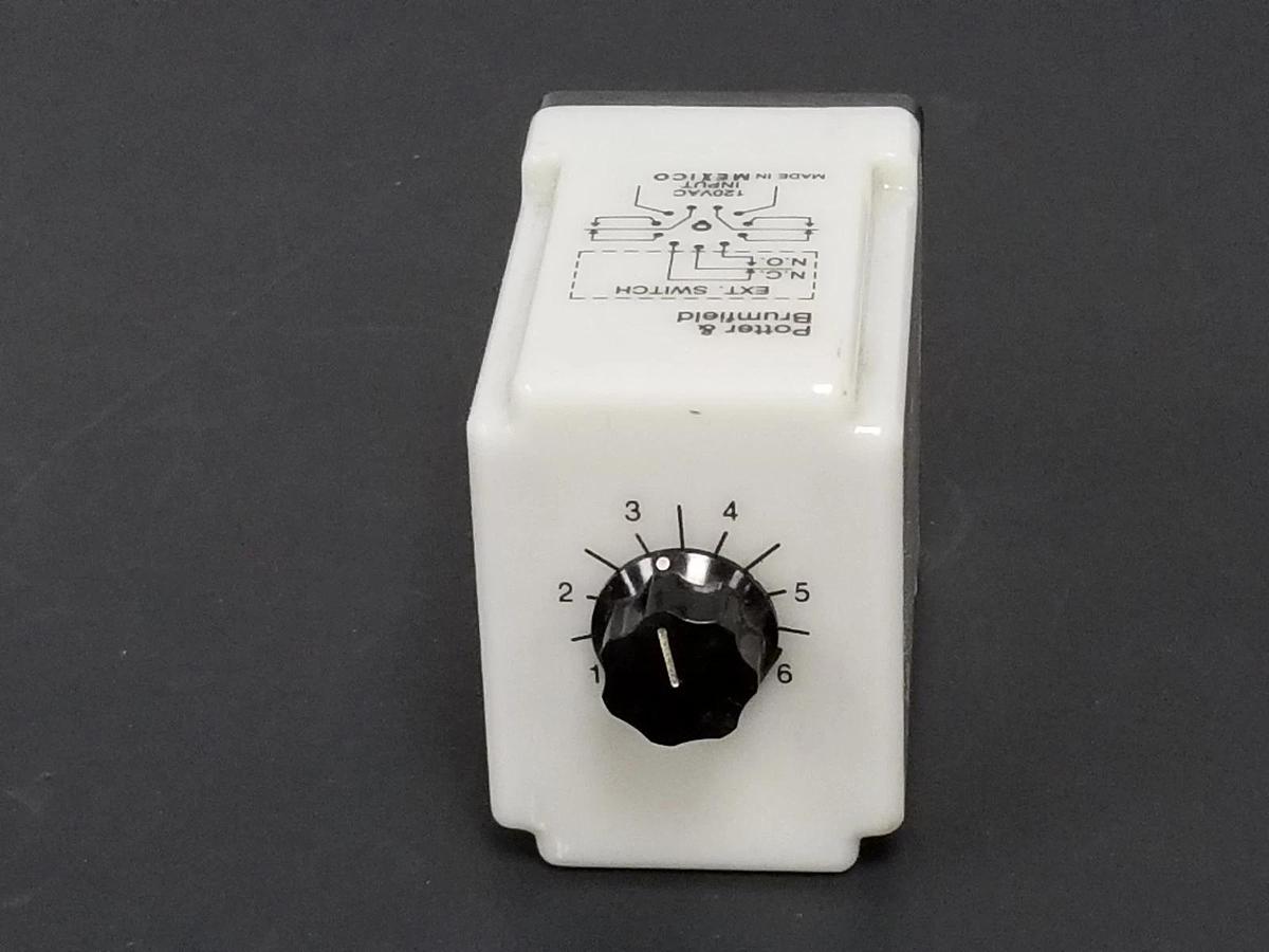 Used POTTER & BRUMFIELD CHB-38-70013 TIME DELAY RELAY 120VAC 1-6SEC 11-PIN