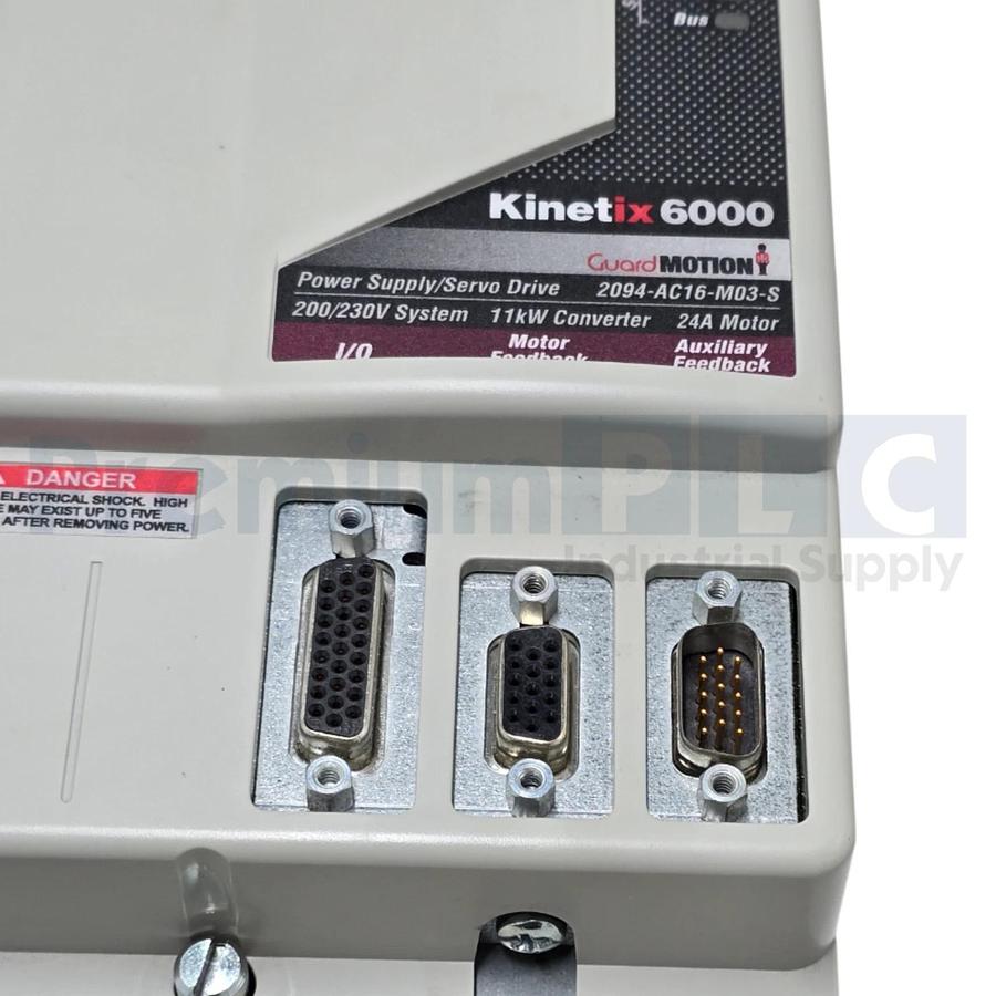 Used Allen Bradley 2094-AC16-M03-S /A Kinetix 6000 Multi-Axis Servo Drive 11kW USPI