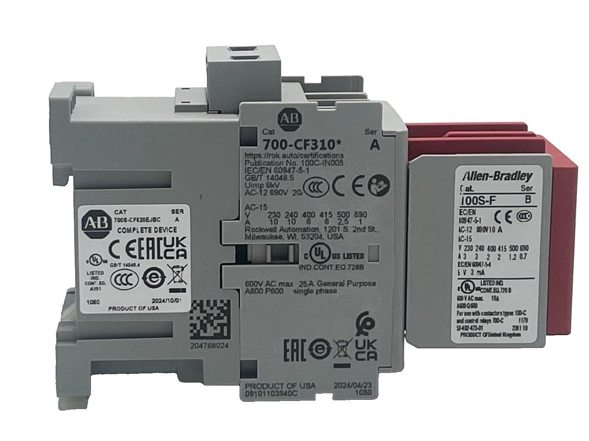 Used Allen-Bradley 700S-CF620EJBC /A Guardmaster Safety Control Relay 24VDC NSMP