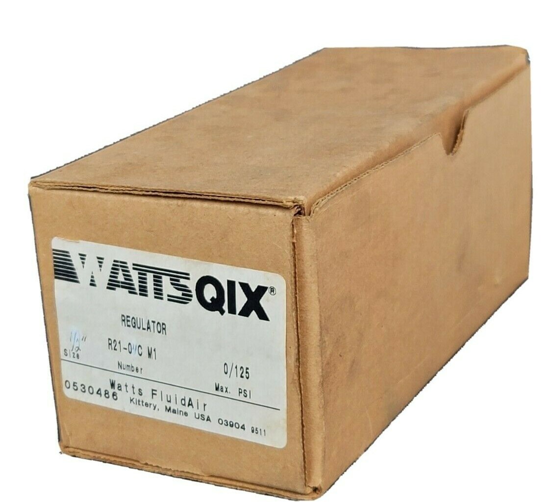 Used NIB WATTS QIX R21-00C-M1 REGULATOR R2100CM1