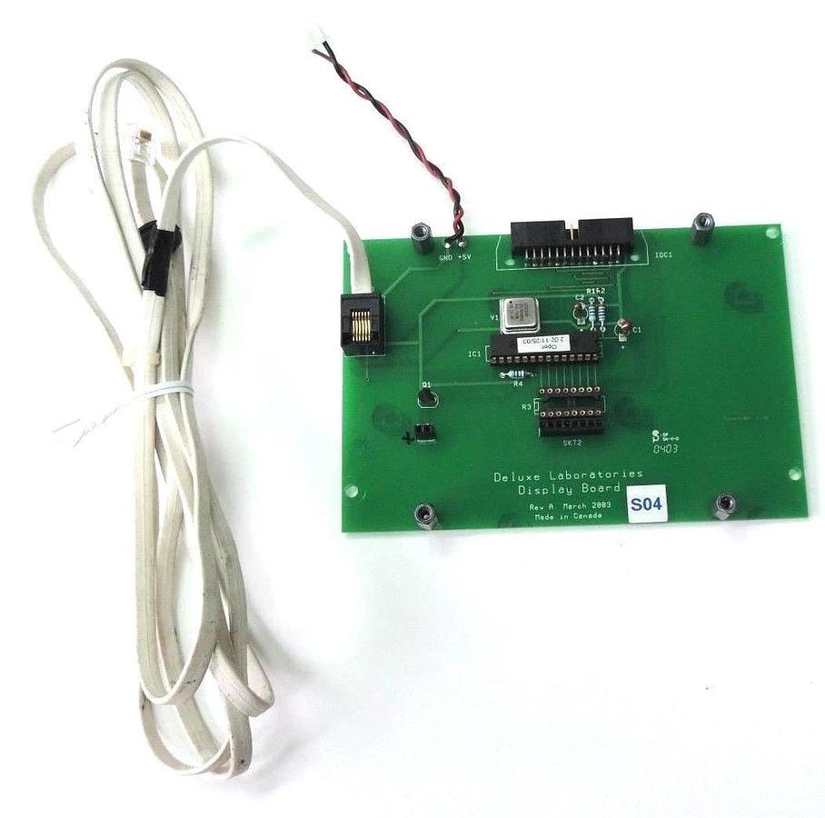 Used DELUX LABORATORIES DISPLAY BOARD REV. A
