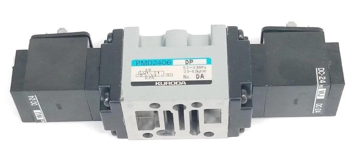 Used KURODA PMD2406DP SOLENOID VALVE DC24V