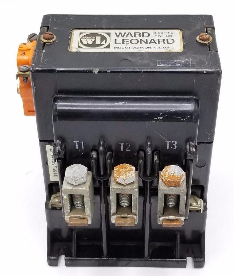 Used WARD LEONARD 5003A3001-11 SIZE 3 CONTACTOR 5003A300111, 3-PHASE