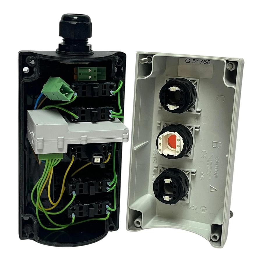 Siemens SIRIUS 3SF5813-0AZ AS-Interface 3-Button Control Station Enclosure AS-i