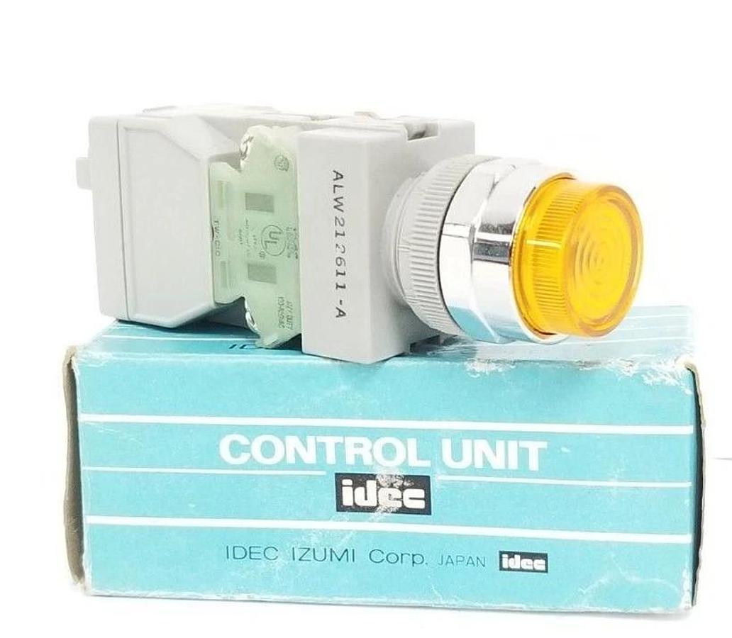 Used NIB IDEC ALW212611-A 22MM PUSHBUTTON ILLUMINATED ALW212611-A, 6.3V, 1W